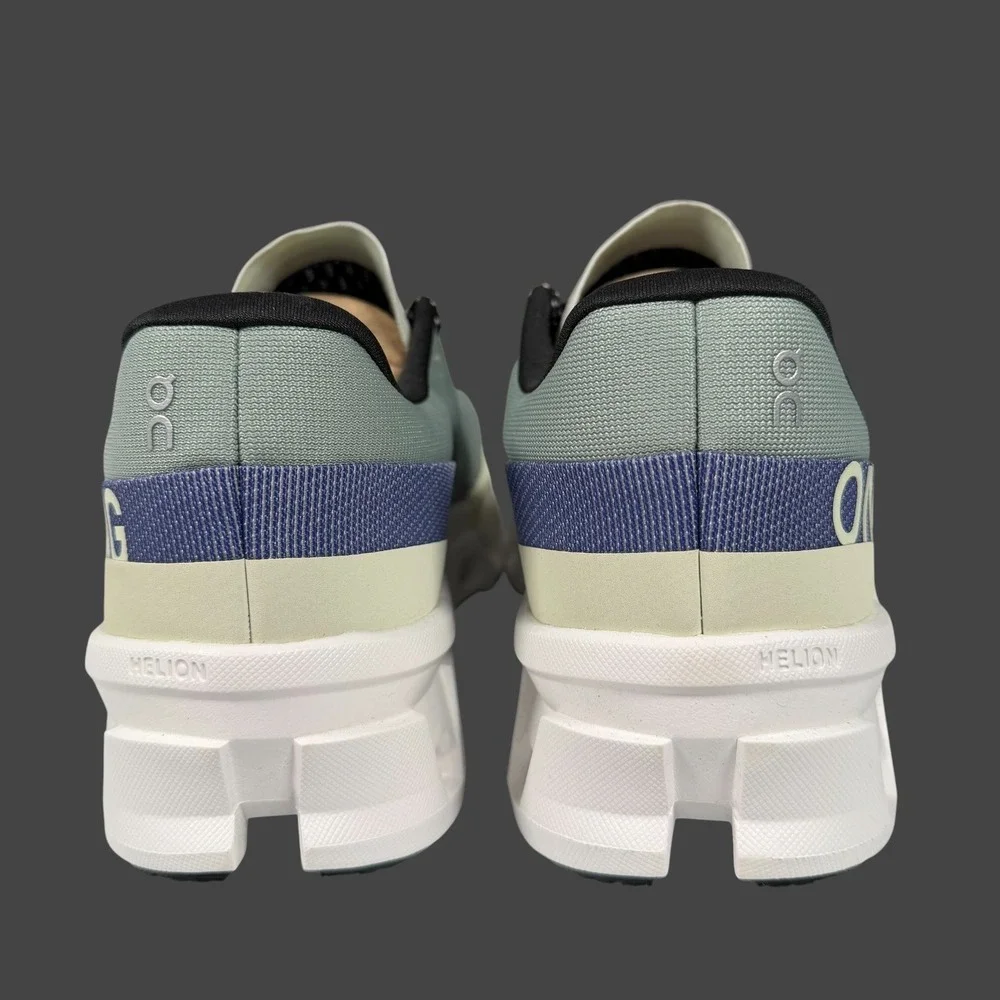 On Running Cloudventure Sneakers in Sage Green and White